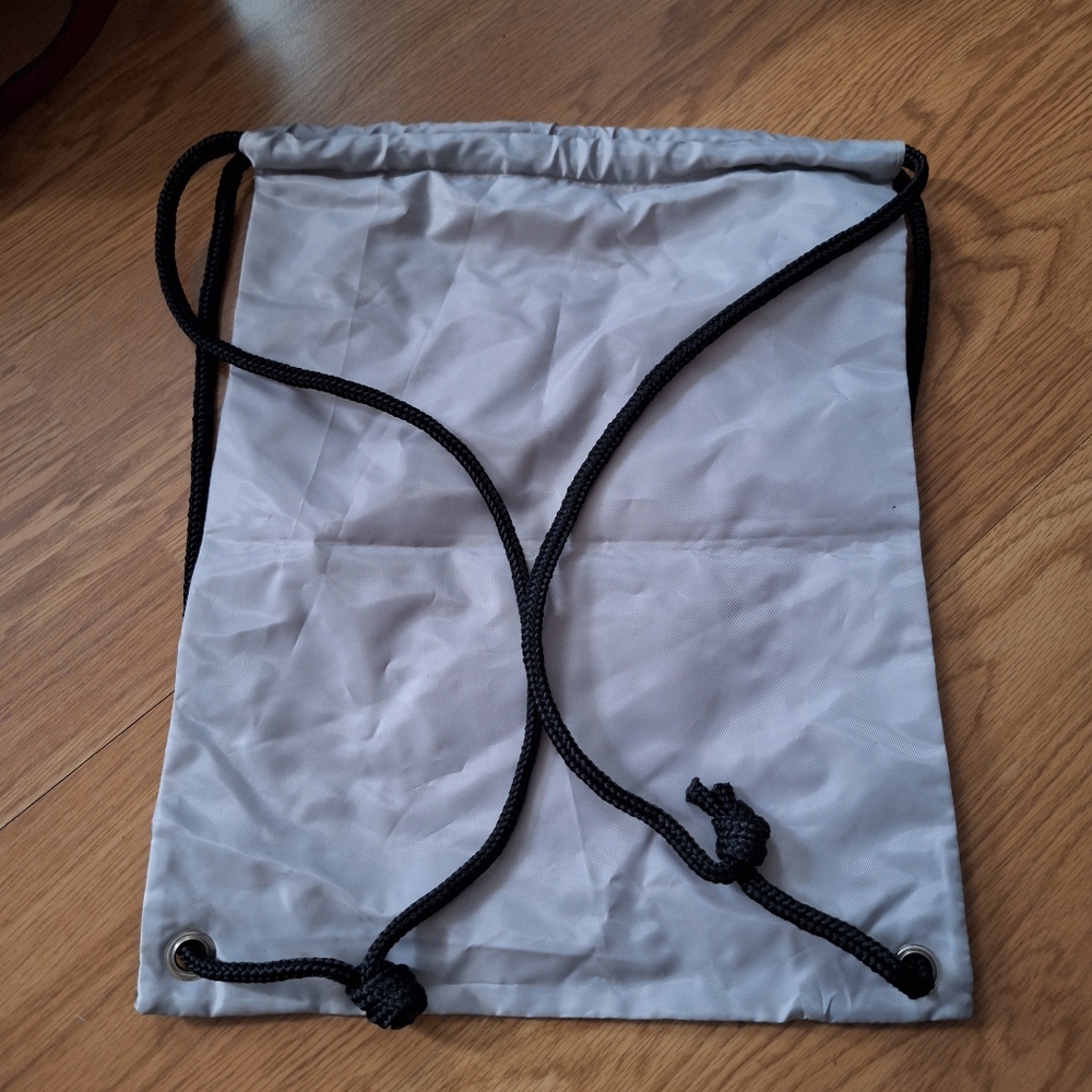 Hunter Gray Drawstring Backpack - image 5